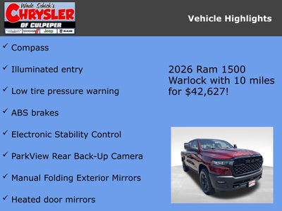 2026 RAM 1500 WARLOCK