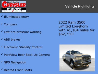 2022 RAM 3500 Limited Longhorn