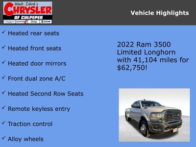 2022 RAM 3500 Limited Longhorn