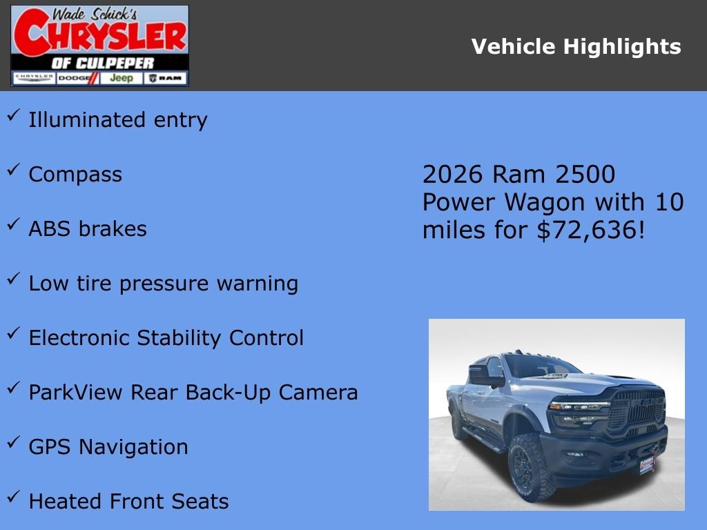 2026 RAM 2500 Power Wagon