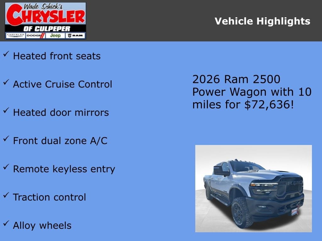 2026 RAM 2500 Power Wagon