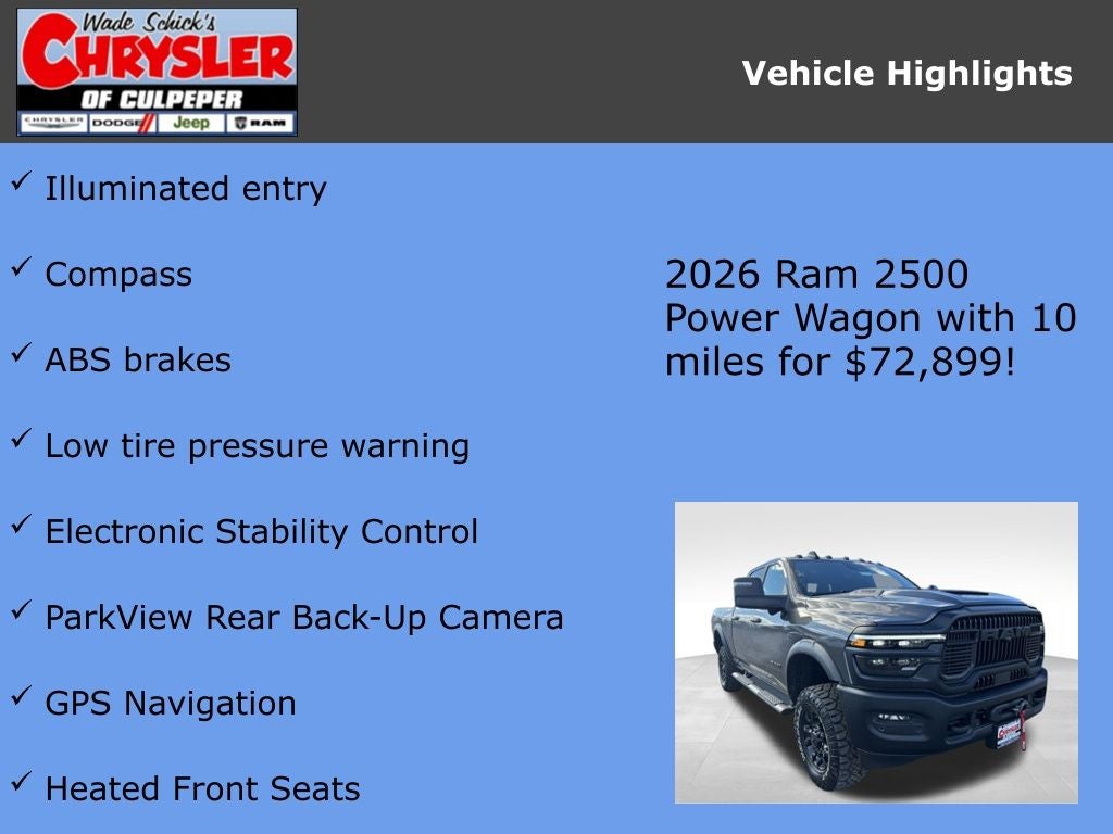 2026 RAM 2500 Power Wagon