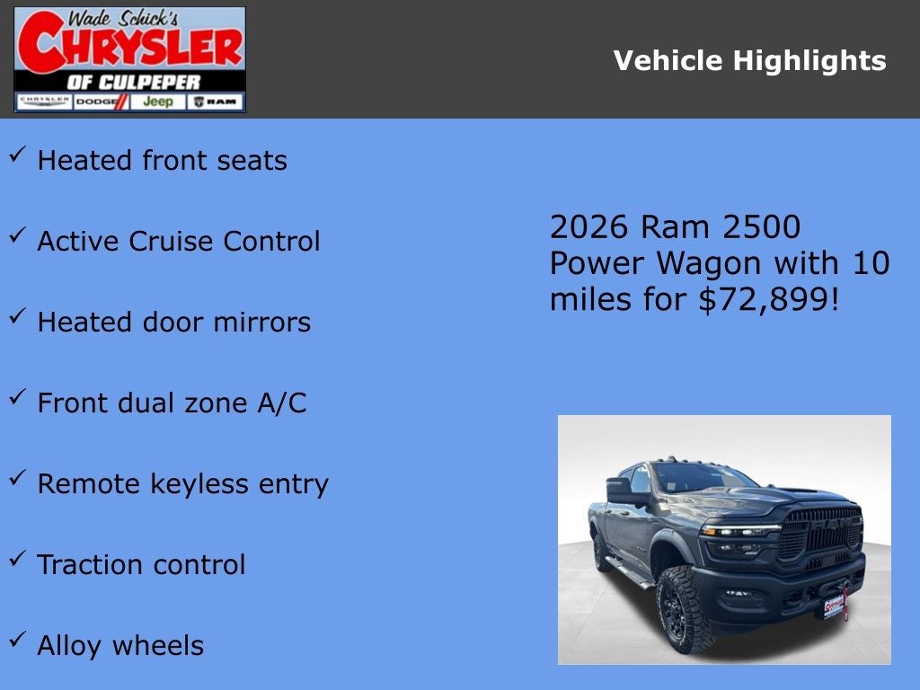 2026 RAM 2500 Power Wagon